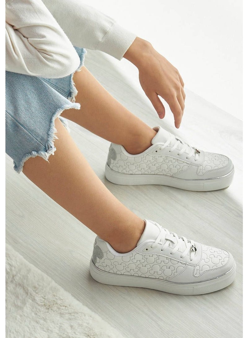 GUESS White Comfort Sneaker For Women's - Image 1
